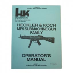 Heckler And Koch MP5 Series Operators Manual
