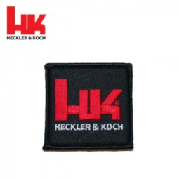 Heckler and Koch Black Logo Patch, 2" x 2"