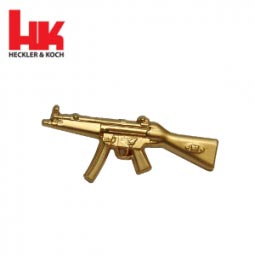Heckler and Koch MP5 50th Anniversary Pin, Gold
