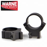 Warne Maxima 1" 7.3/22 Dovetail Scope Rings, Matte Black