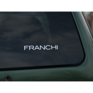 Franchi White Decal  6" X 1"