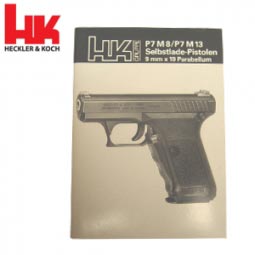Heckler and Koch P7 Pistol Operator's Manual, German