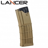 Lancer Systems L5 Advanced Warfighter Magazine, 30 Round 5.56mm/.223cal, Opaque FDE