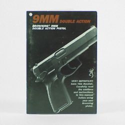Browning Double Action 9mm Owners Manual
