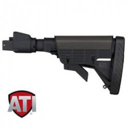 Saiga Adjustable Strikeforce Elite Stock by ATI, Black