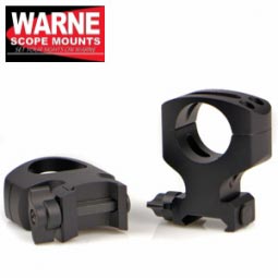 Warne MSR QD Ultra High Scope Rings, Matte Black