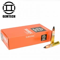 GEMTECH .300 Blackout 187gr. Polymer Tip Subsonic Ammunition, 20 Round Box