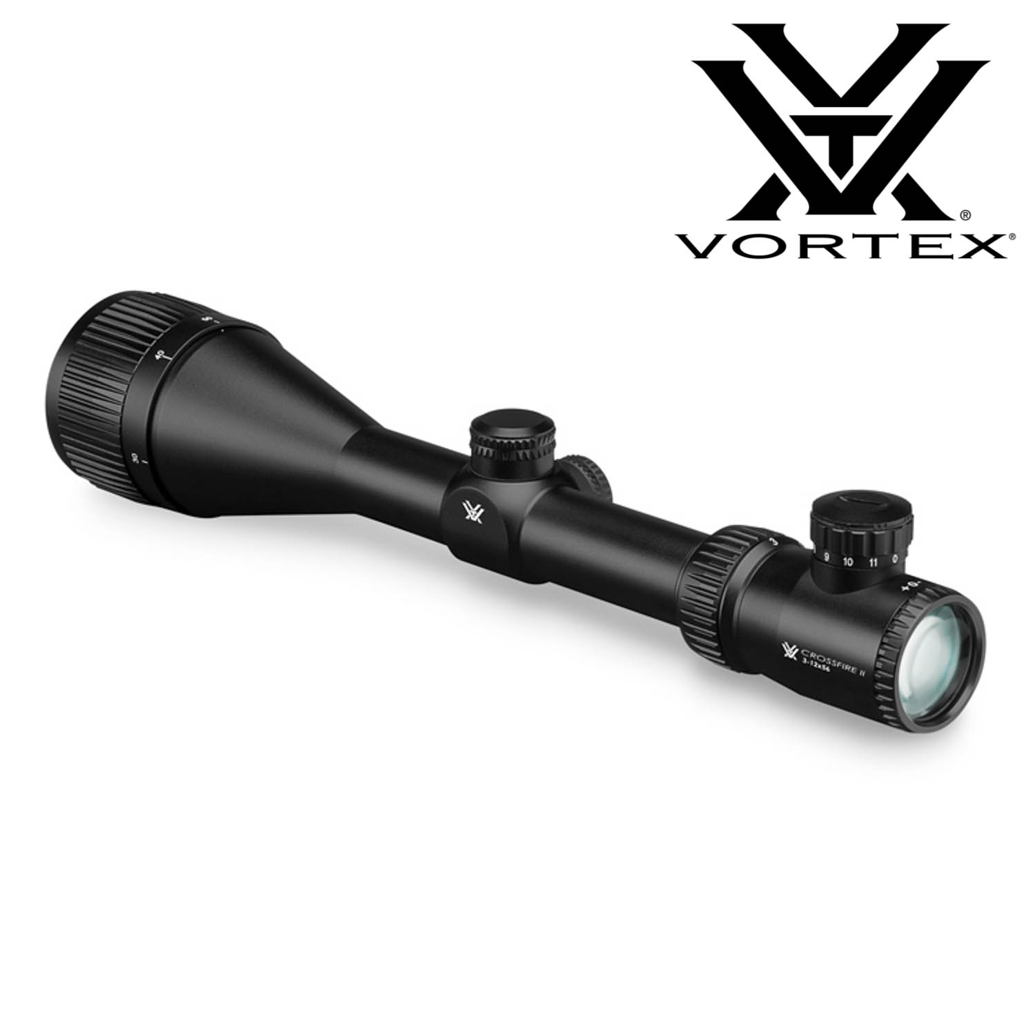 Vortex Crossfire II 3-12x56 AO Riflescope, Hog Hunter V-Brite
