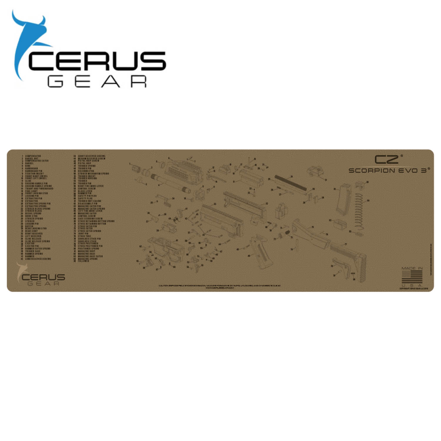 Cerus Gear CZ Scorpion EVO 3 12