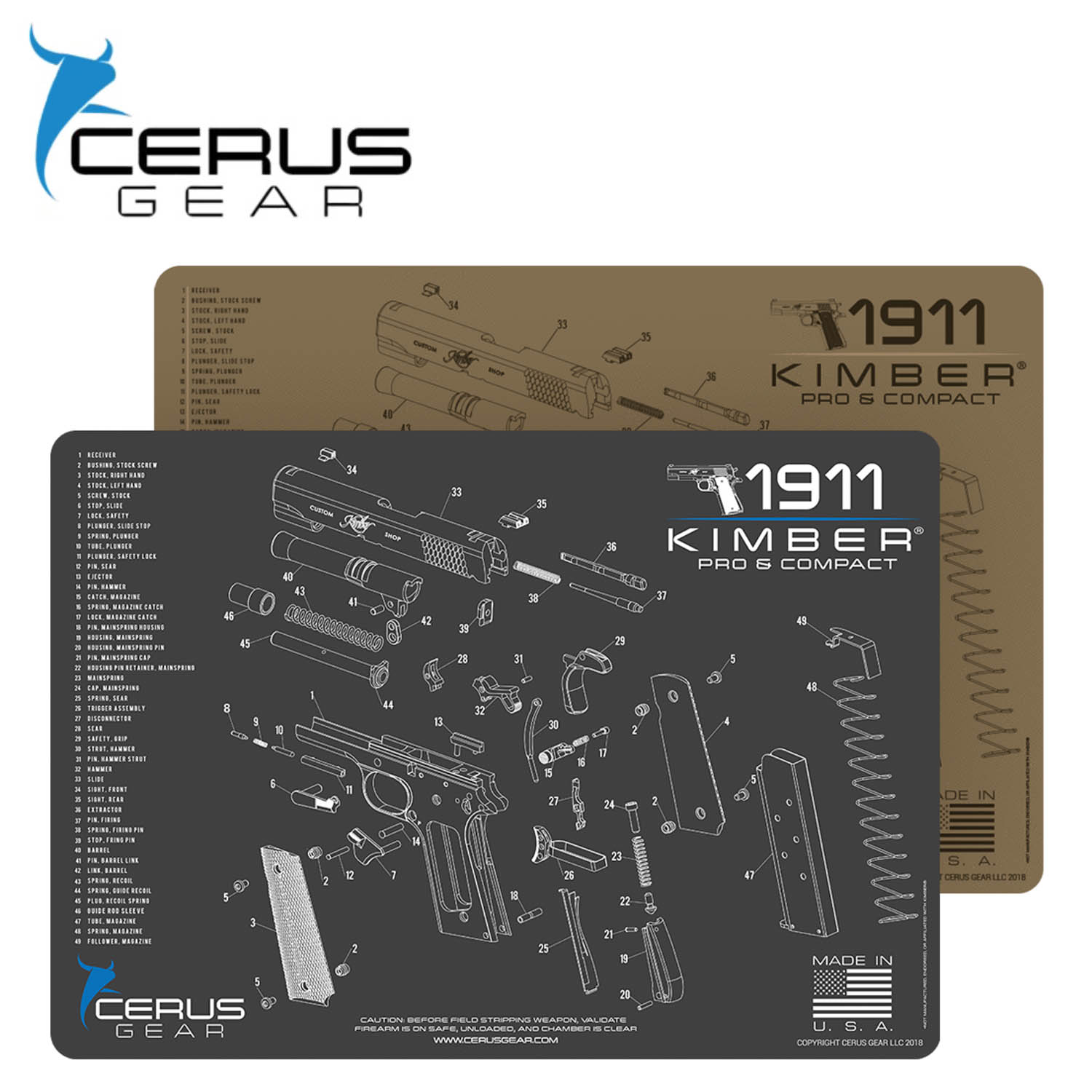 【025-036】しる！オーダーページ Cerus Gear Kimber 1911 Pro & Compact 12