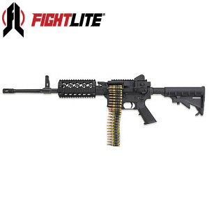 fightlite mcr belt feed magazine feed 5 56 semi auto rifle mgw midwest guns works