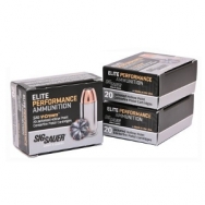 Sig Sauer Elite Performance V-Crown 10mm 180 gr. JHP Ammunition, 20 Round Box