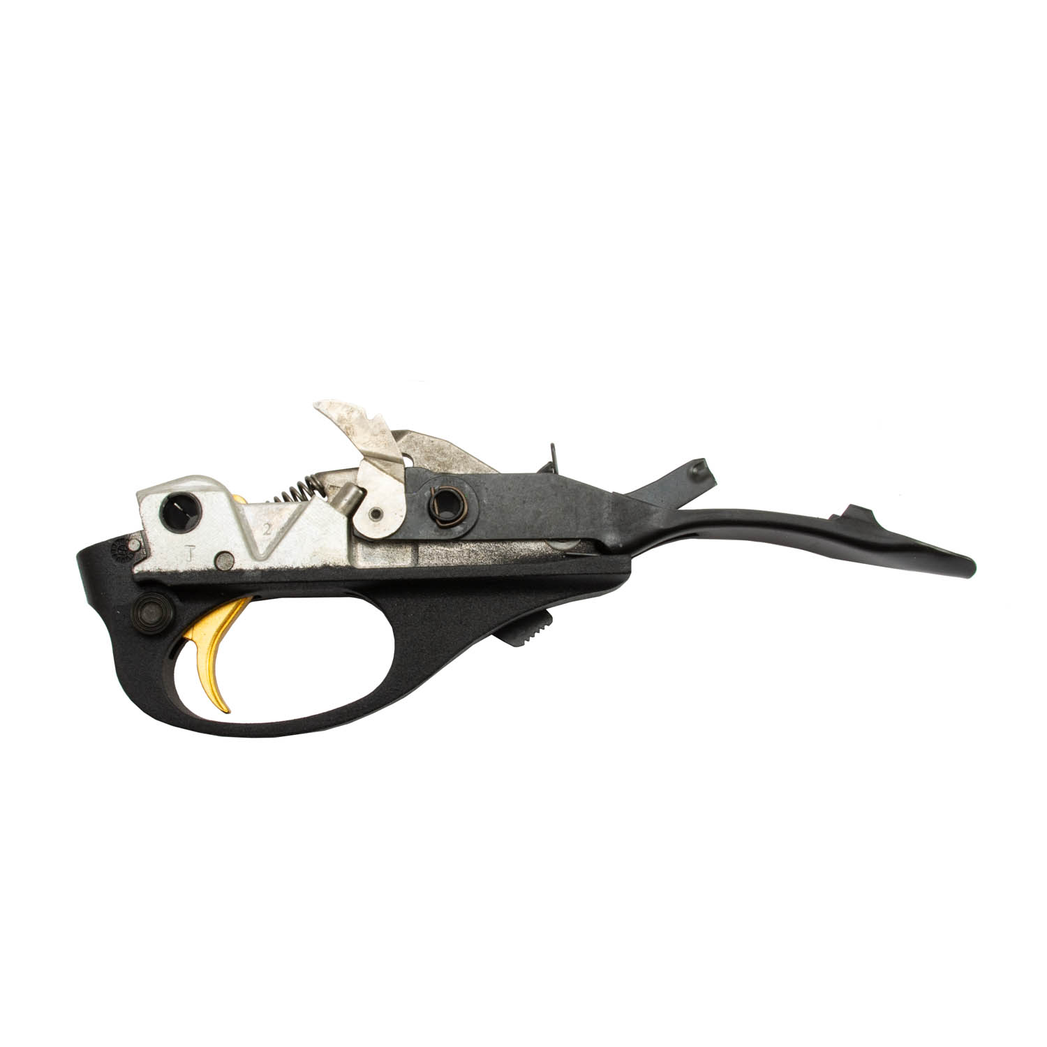Remington 870 Trigger Plate Assembly, 410ga. Matte w/Gold Trigger: MGW
