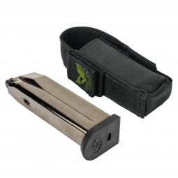 FNH FNP-45 14 Round Magazine, Black, with Pouch