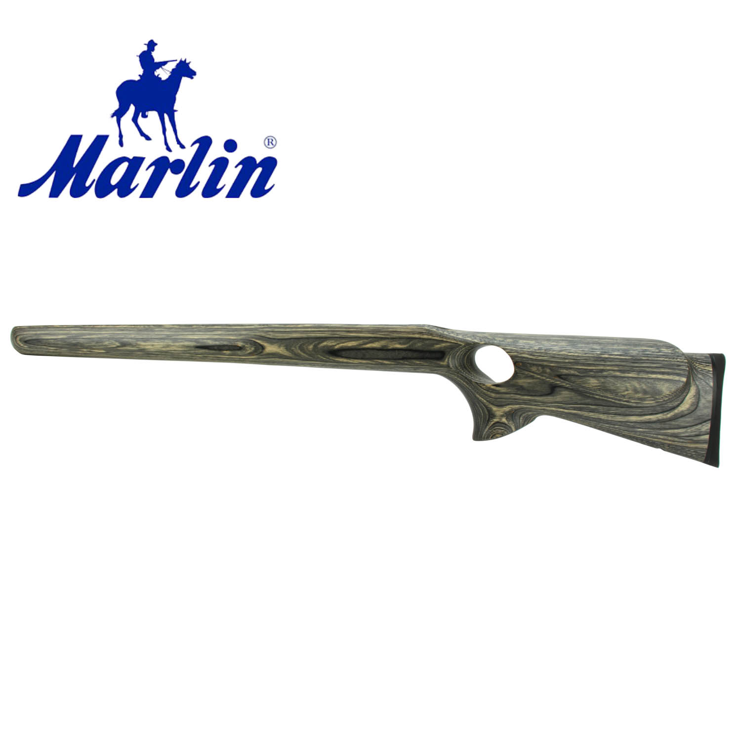 Marlin XT-17 / 917 Stock, Thumbhole Black/Gray Laminate: MGW