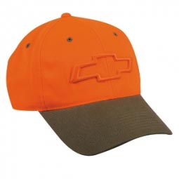 Chevy Blaze Orange And Khaki Hat