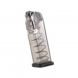 ETS 9mm Translucent Magazine for Glock Pistols, 15 Round