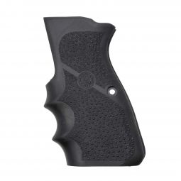 Hogue Browning Hi-Power Rubber Grip with Finger Grooves, Black