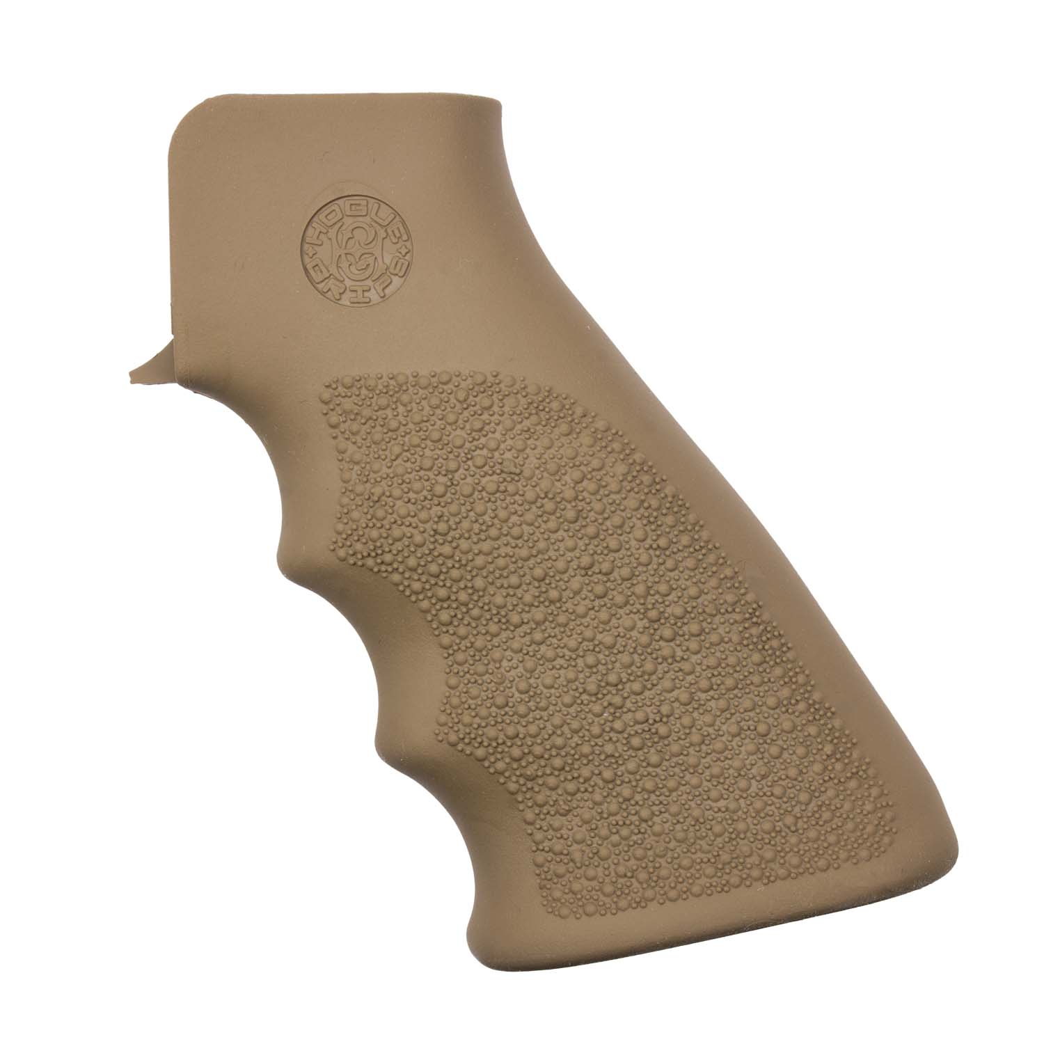 Hogue AR-15 Overmolded Pistol Grip with Finger Grooves, FDE: MGW