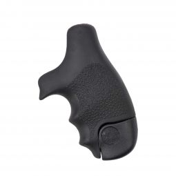 Hogue Smith & Wesson Centennial J Frame & M&P Bodyguard .38 Round Butt Rubber Tamer Grip, Black