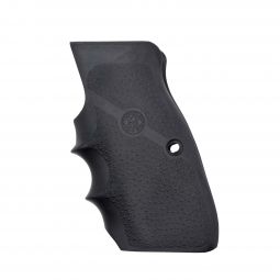 Hogue CZ-75 Rubber Wraparound Grips with Finger Grooves, Black