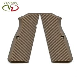 VZ Grips Browning Hi Power Pro Slims G10 Earth Brown Grips