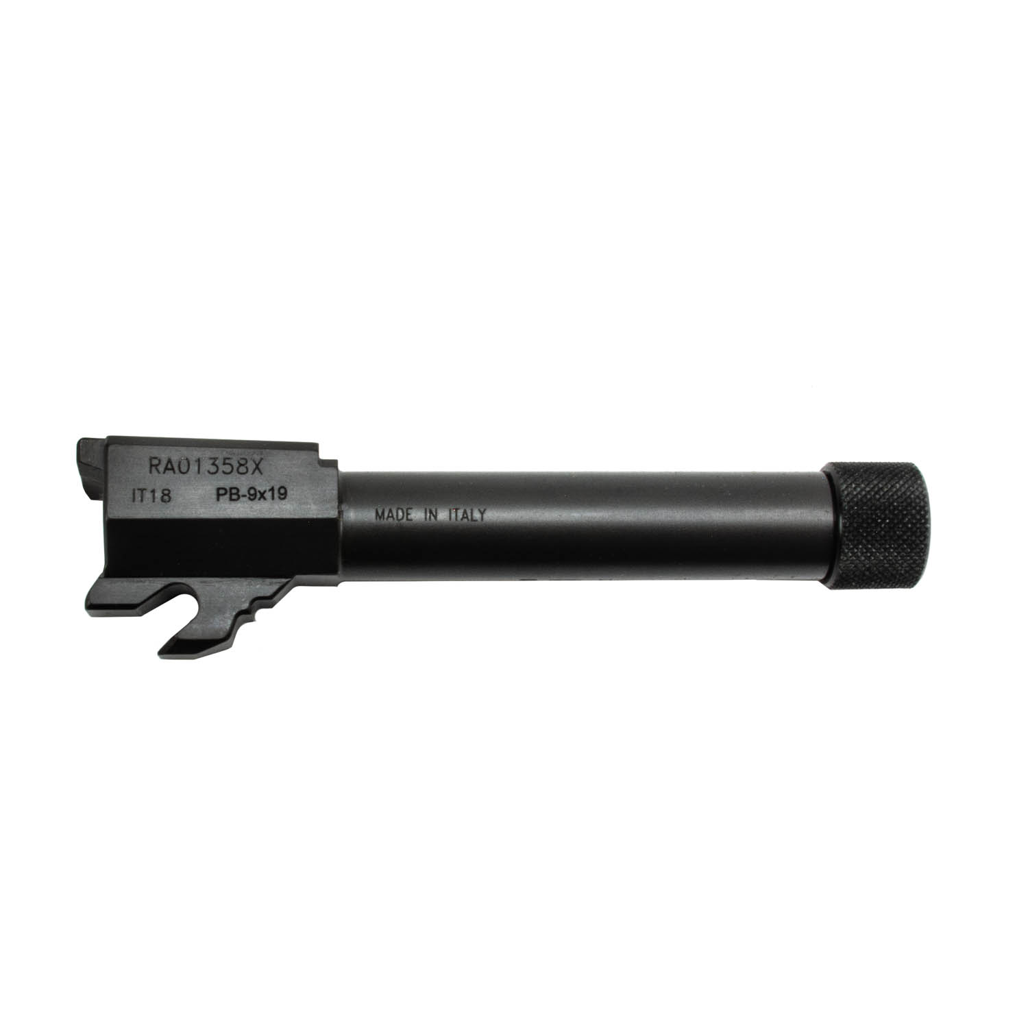 Showcasing quality steel, this 9mm 1/2" x 28" threaded barrel is ...