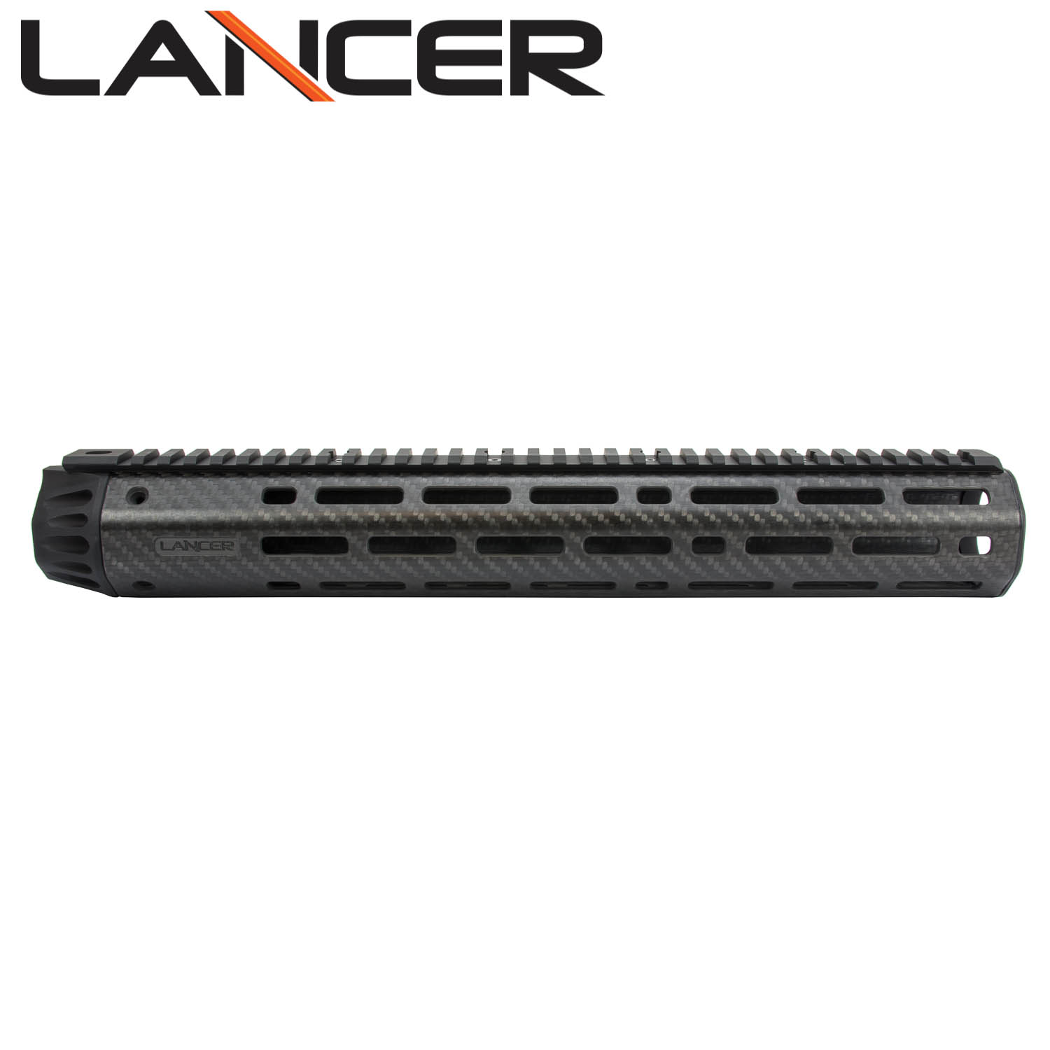 Lancer Systems Ar 15 Carbon Fiber Handguard Octagon W Rail 13 Rifle Plus Length Mgw