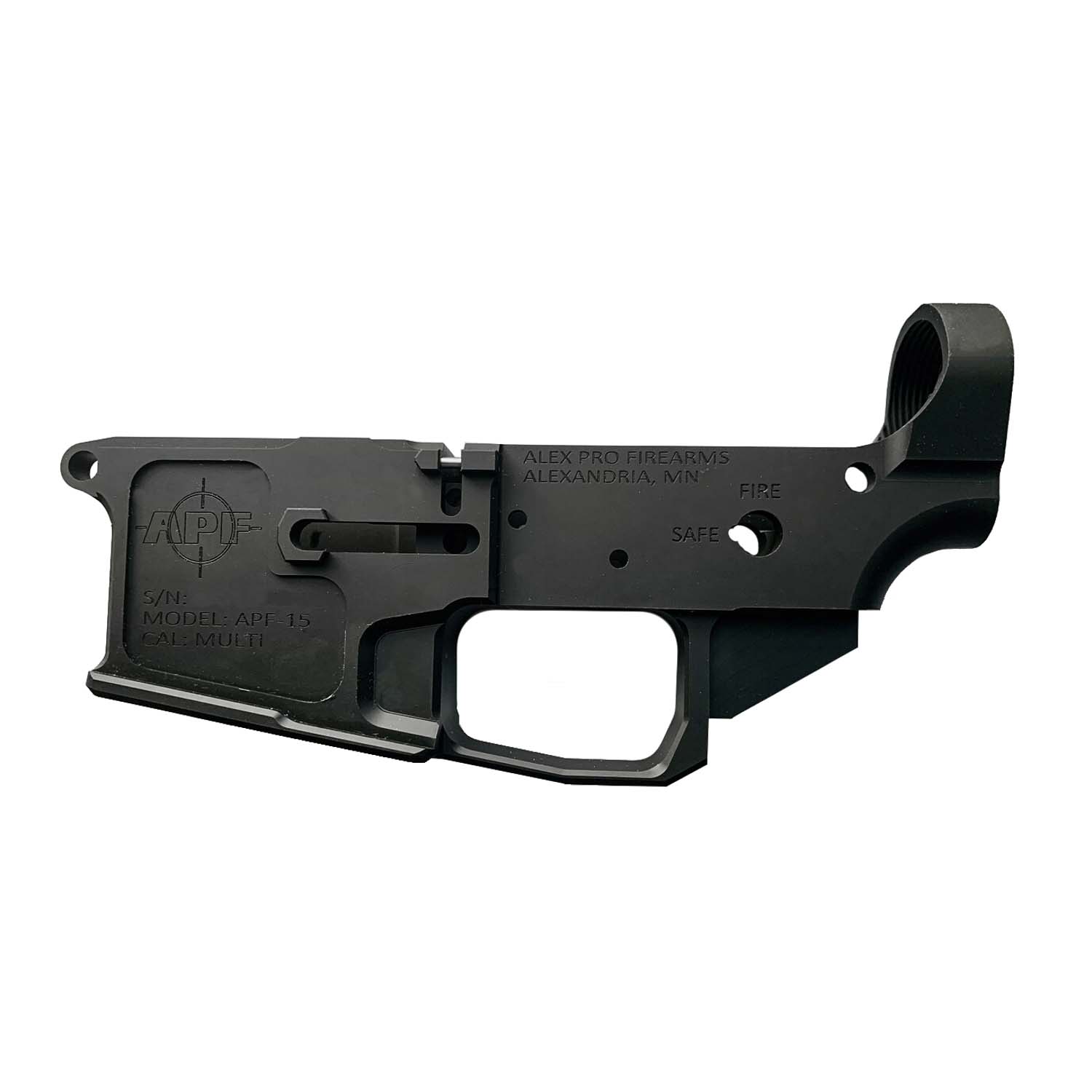 APF AR-15 Stripped Billet Lower Receiver: MGW