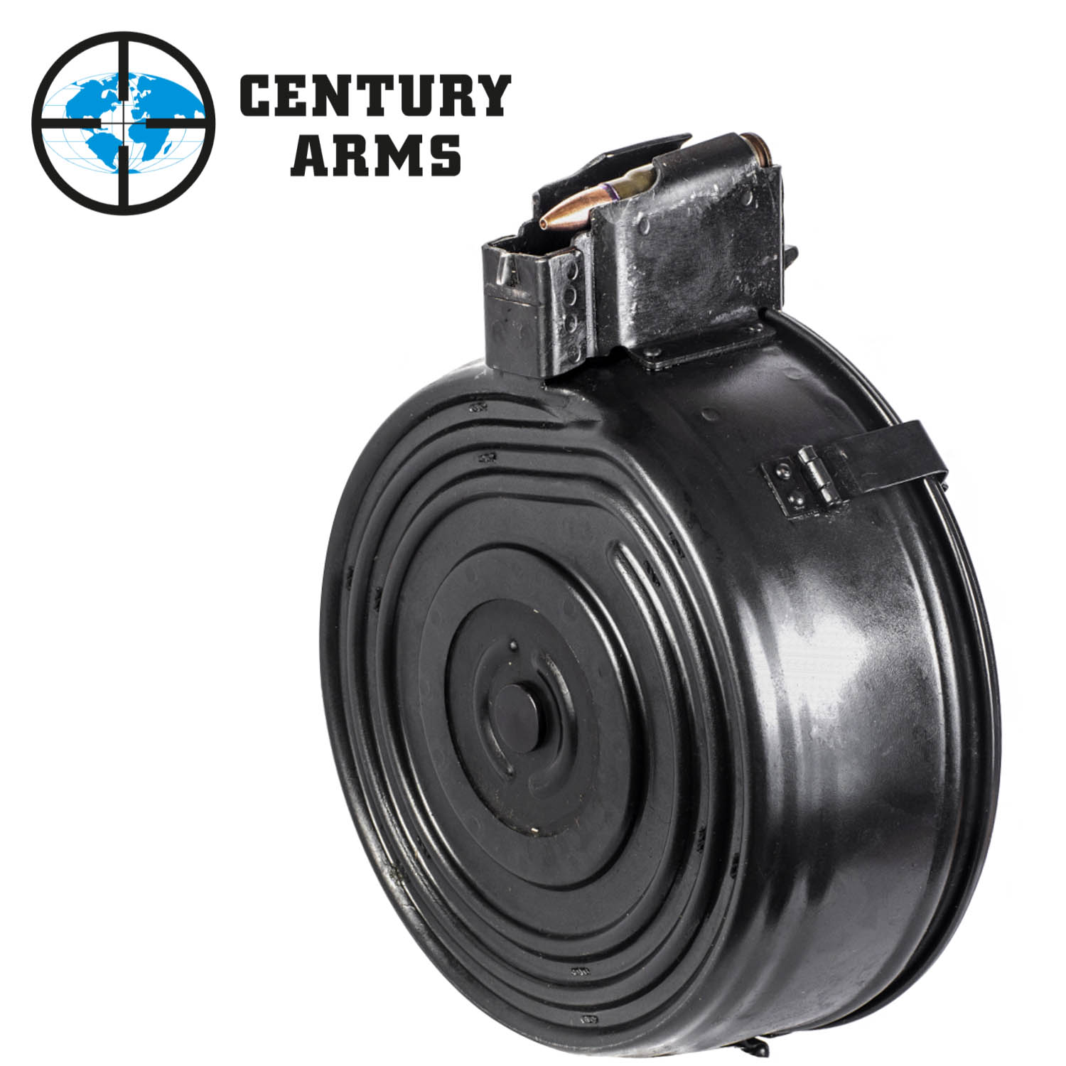 Century Arms Romanian AK Drum Magazine, 75 Round 7.62x39.