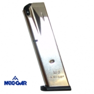 Mec-Gar Beretta 92 15 Rd. Magazine, Nickel