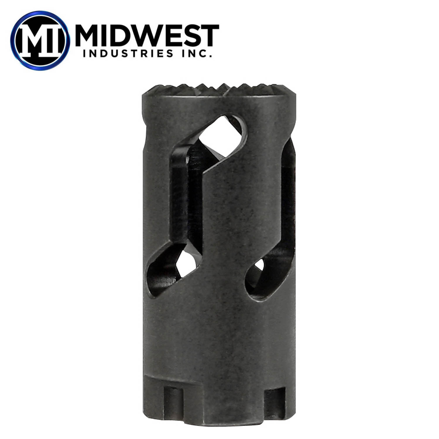 Midwest Industries AK Flash Hider / Impact Device, M14x1.0 LH