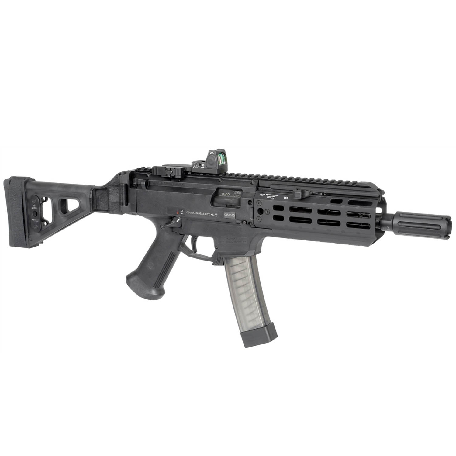 Midwest Industries CZ Scorpion Handguard, M-LOK: MGW