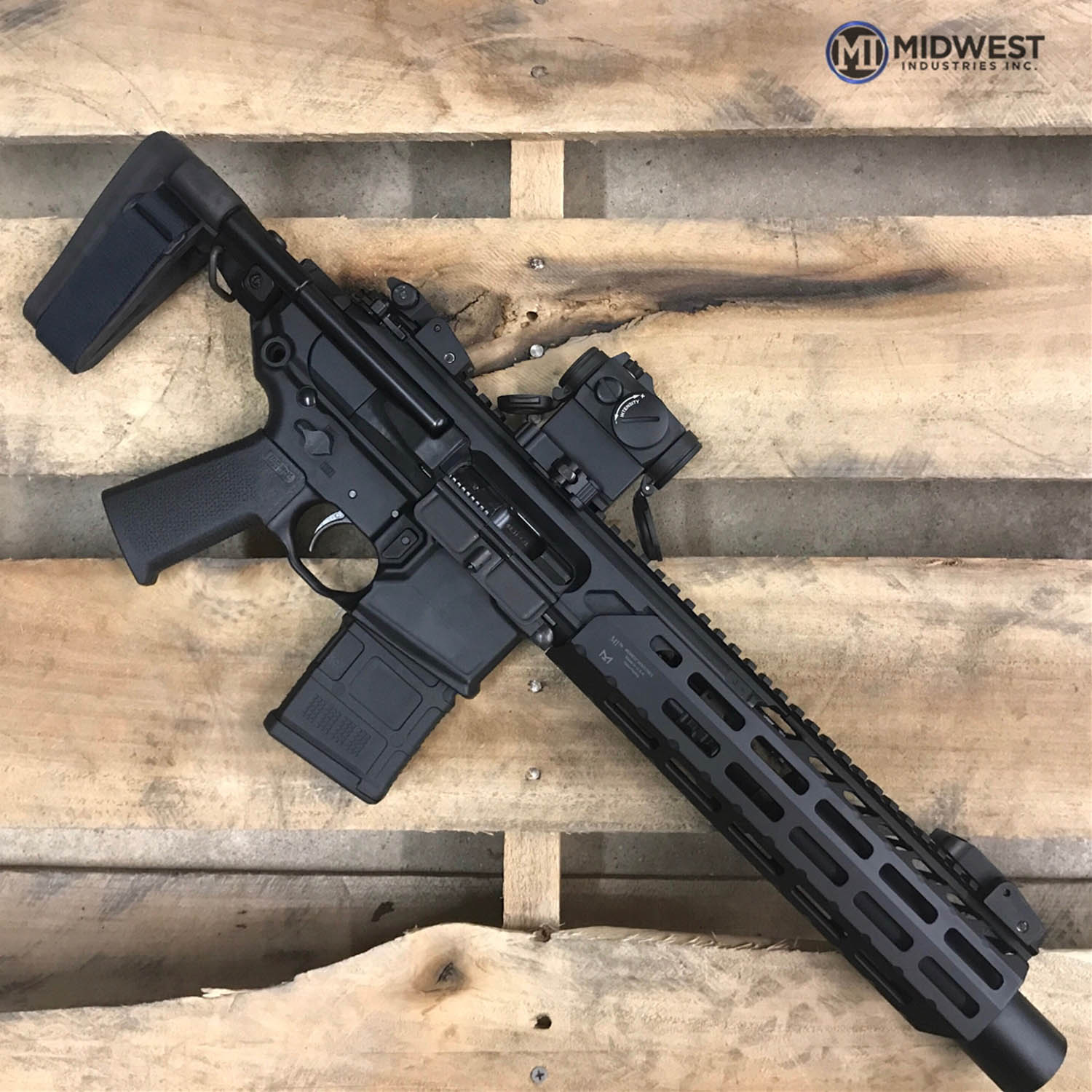 実物Midwest 10インチ MCXRATTLERハンドガード Midwest Industries Sig Sauer Rattler Handguard, M-LOK, 10