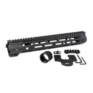 Midwest Industries AR-15 SLH Slim Line M-Lok Handguard, 12-5/8" Black