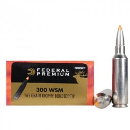 Federal Premium Vital Shok 300 WSM 165gr. Trophy Bonded Tip Ammunition 20 Round Box