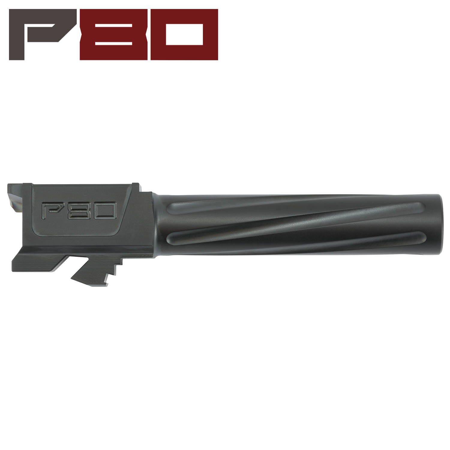 Polymer80 Glock 19 Fluted Dlc 9mm Barrel Black Mgw