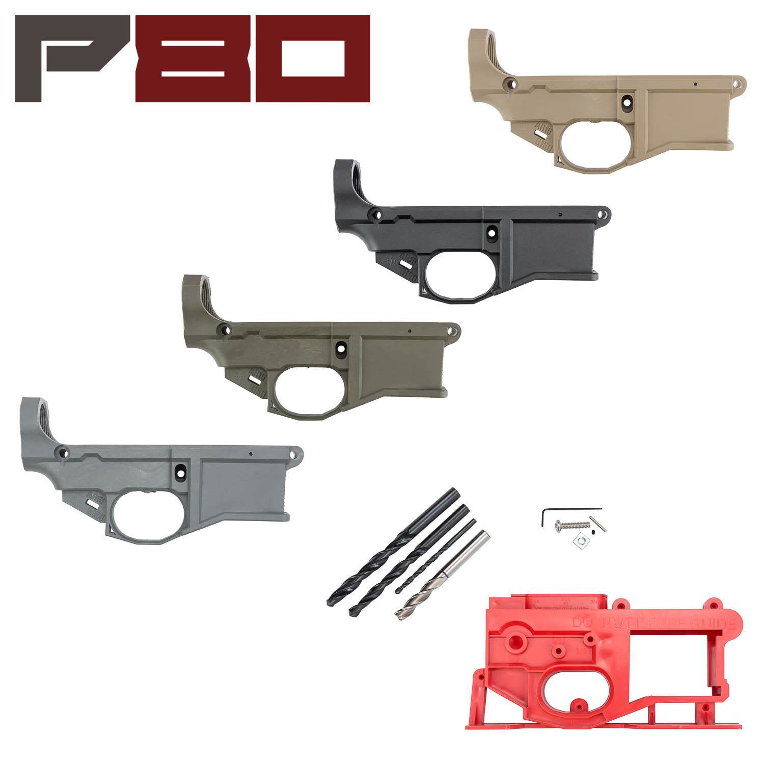 Polymer80 Phoenix Gen2 Ar 15 80 Lower Kit Mgw