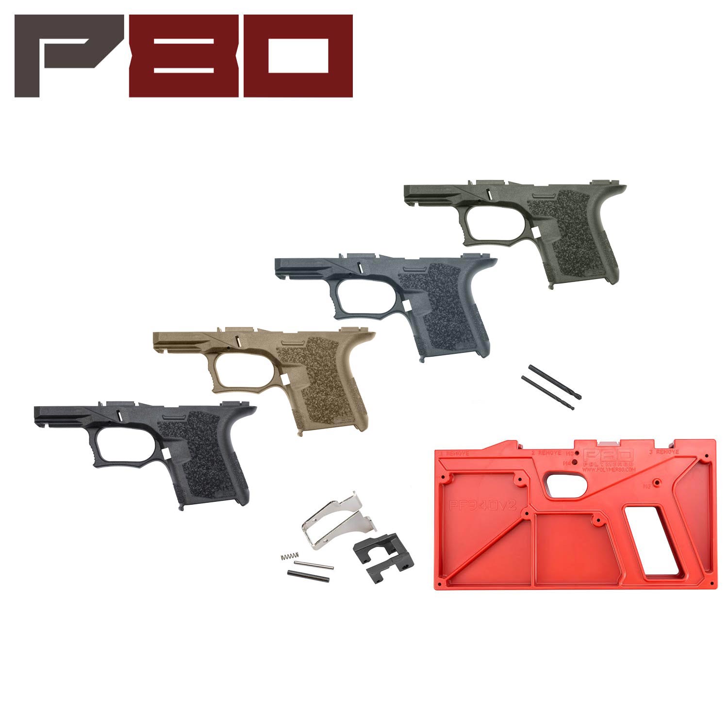 Polymer80 Glock 26 27 80 Pistol Frame Kit Standard Texture Mgw Polymer80 Glock 26 27 80 Pistol Frame Kit Standard Texture Mgw