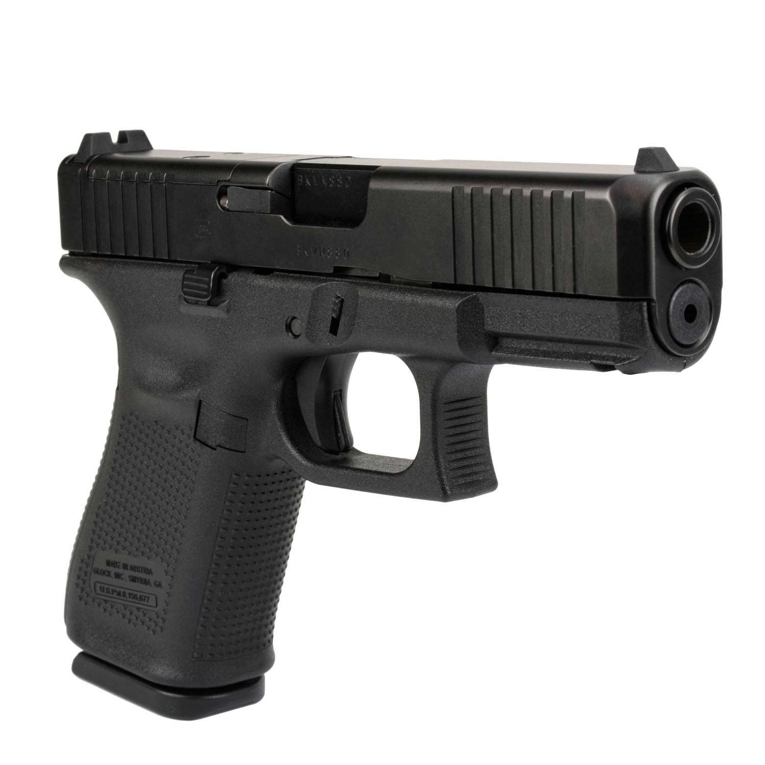 Glock 19 Gen5 MOS w/Front Serrations, 9mm, (3) 15rnd Magazines: MGW