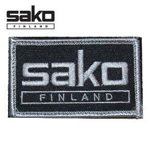 Sako Black Rectangular Embroidered Patch: MGW