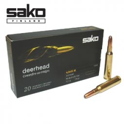 Sako Deerhead Bonded Soft 6.5 x 55 SE 156gr Ammunition 20 Round Box