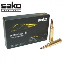 Sako Arrowhead II 7mm Rem Mag 150gr. Ammuntion 20 Round Box