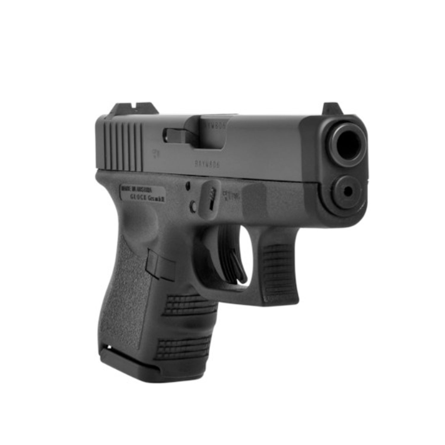 Glock 26 Gen 5 Semi-Automatic Pistol 9mm Luger 3.43 Barrel 10-Round