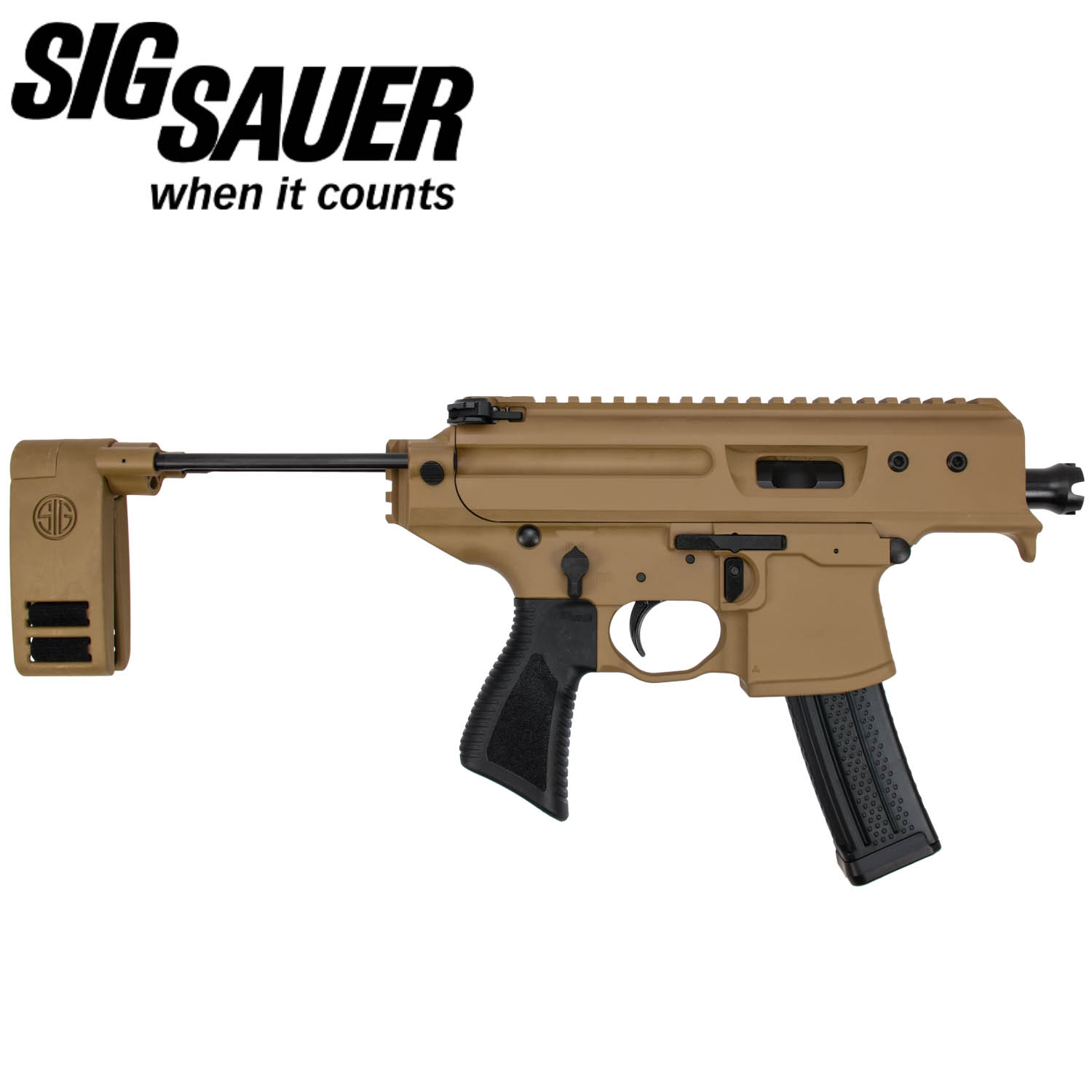 Sig Sauer MPX Copperhead Pistol, 9mm 3.5