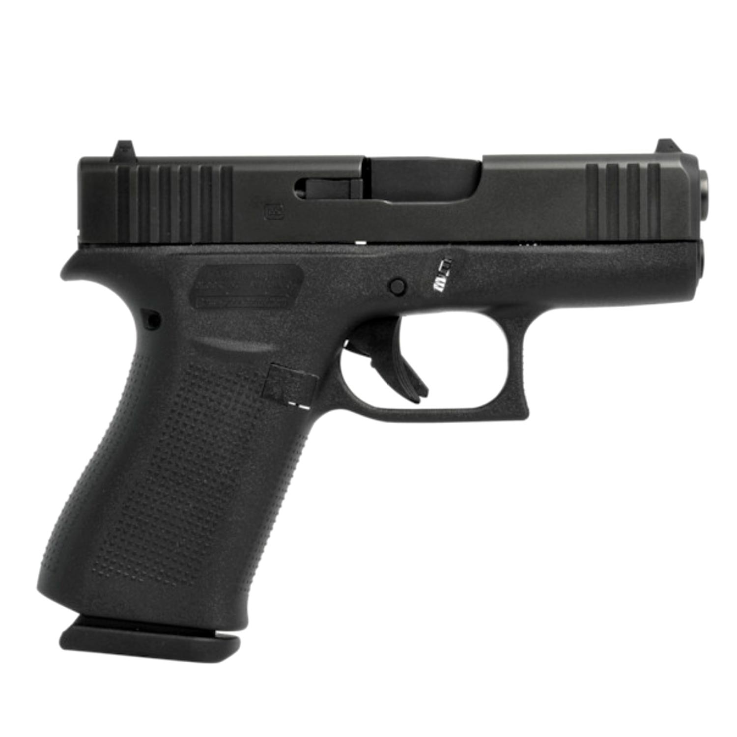 Glock 43X 9mm Pistol, 10 Round Magazines, Fixed Sights: MGW