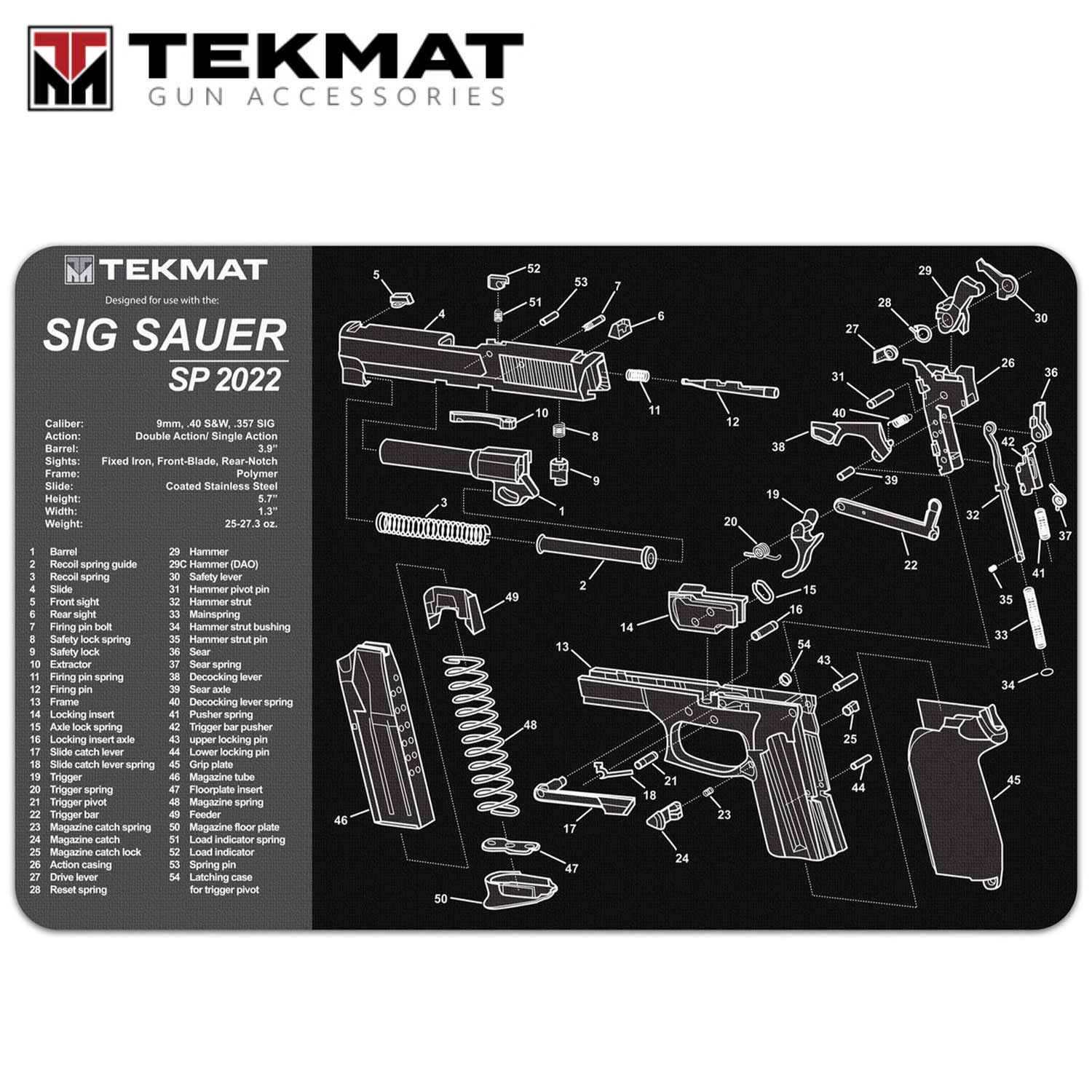 TekMat Sig Sauer SP2022 11