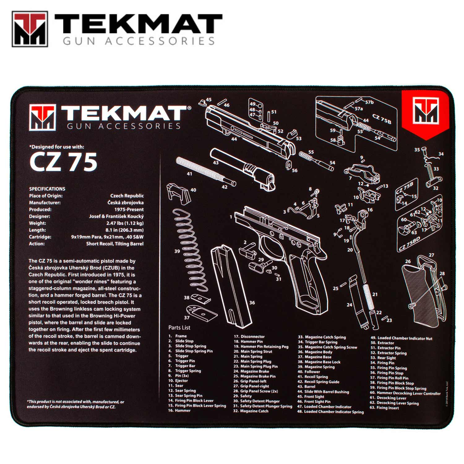 TekMat CZ 75 15