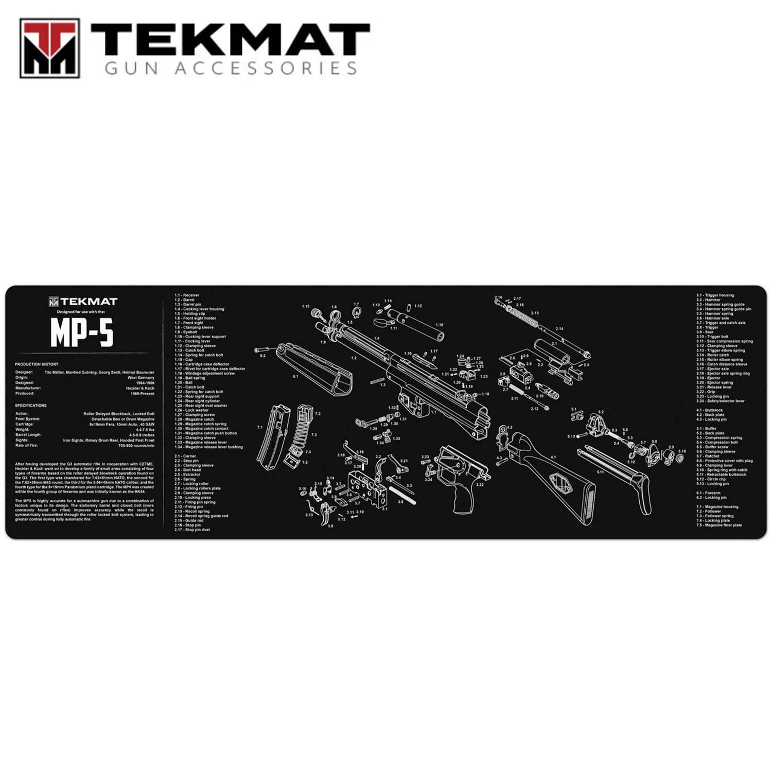 TekMat Heckler & Koch MP5 12