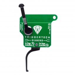 TriggerTech Rem 700 Diamond Two-Stage Trigger, Right Handed, Black Flat Trigger